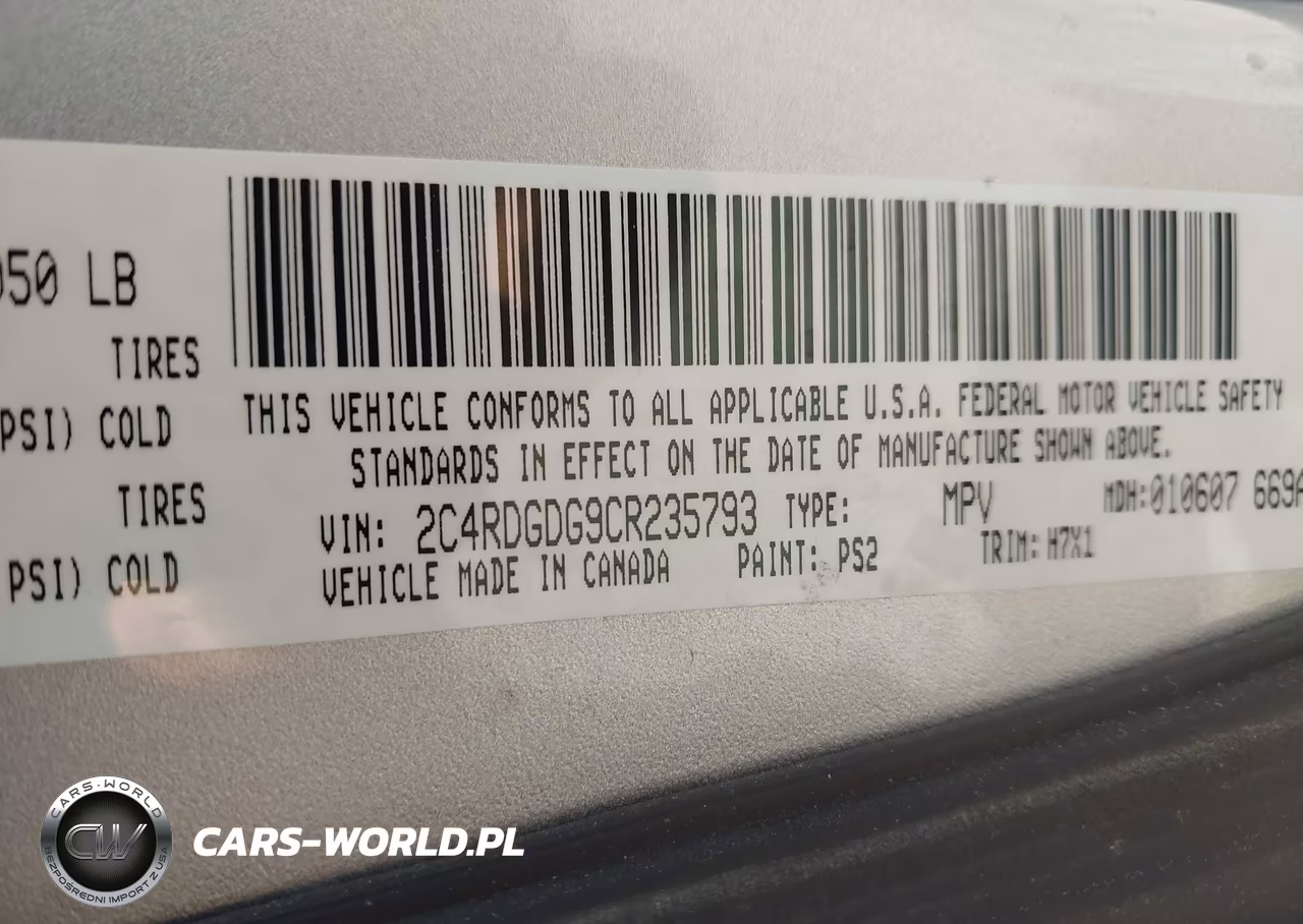 2012 Dodge Grand Caravan Crew VIN:2C4RDGDG9CR235793 - 9