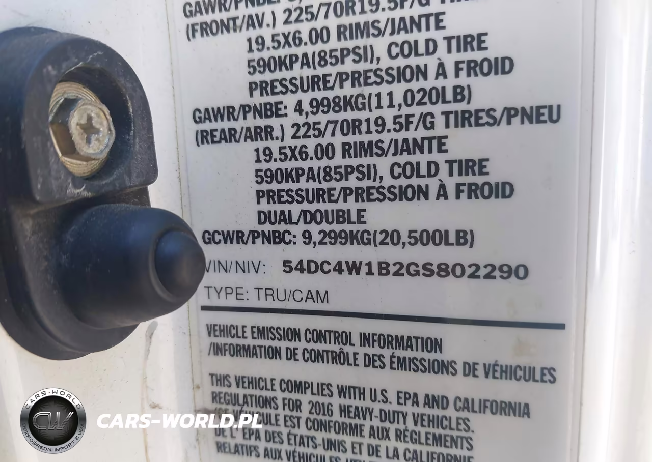 2016 Isuzu Npr Hd Gas Reg VIN:54DC4W1B2GS802290 - 8