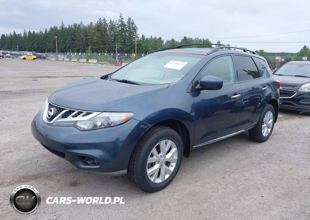 2011 Nissan Murano Sl VIN:JN8AZ1MW2BW180133 - 2