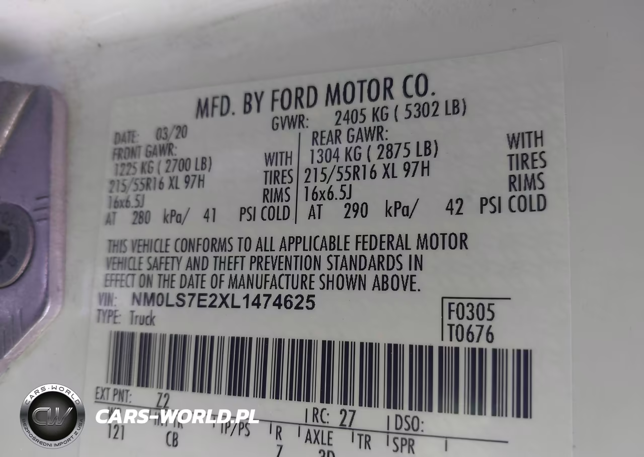 2020 Ford Transit Connect Xl VIN:NM0LS7E2XL1474625 - 9