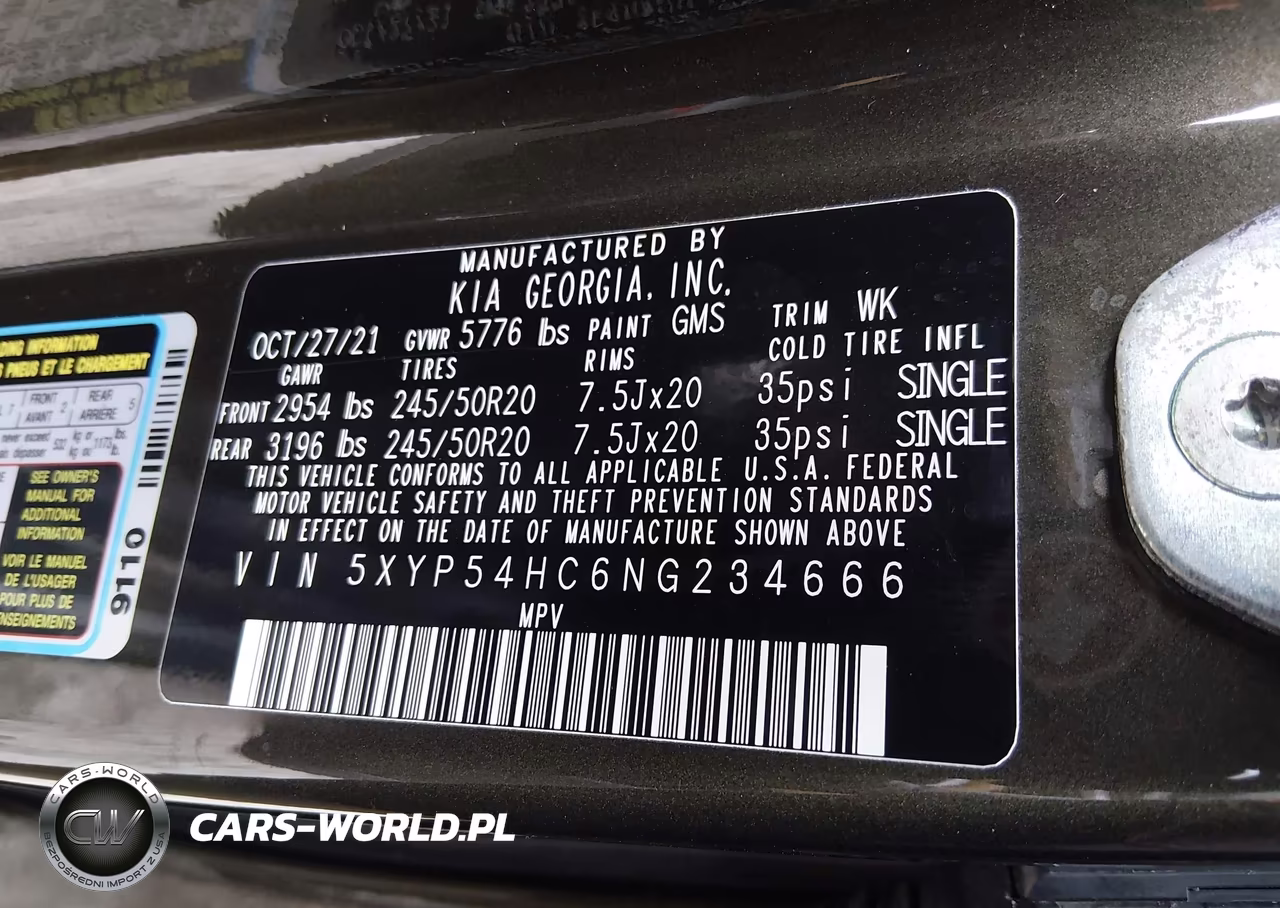 2022 Kia Telluride Sx VIN:5XYP54HC6NG234666 - 9