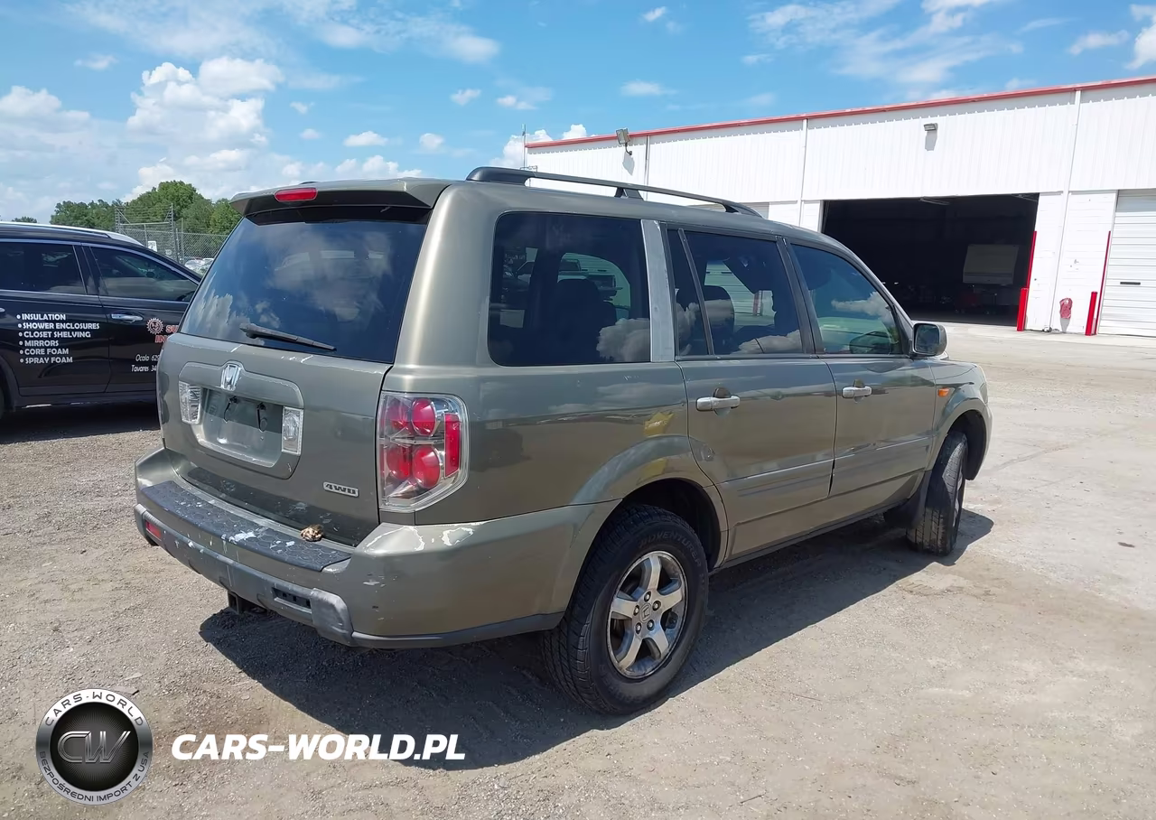2007 Honda Pilot Ex-L VIN:2HKYF18687H538877 - 4