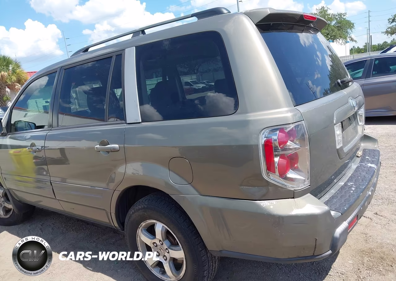 2007 Honda Pilot Ex-L VIN:2HKYF18687H538877 - 6