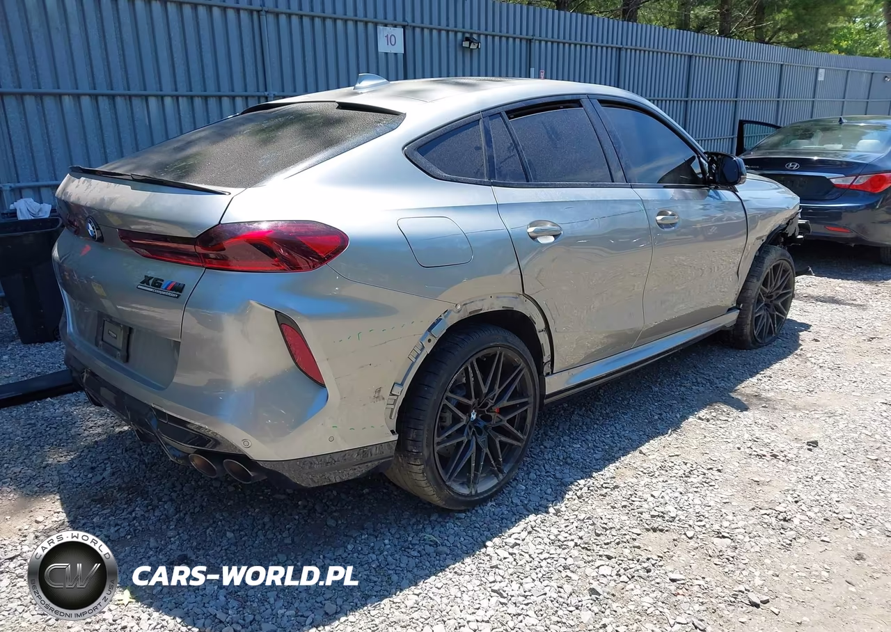 2021 BMW X6 M VIN:5YMCY0C06M9F58271 - 4