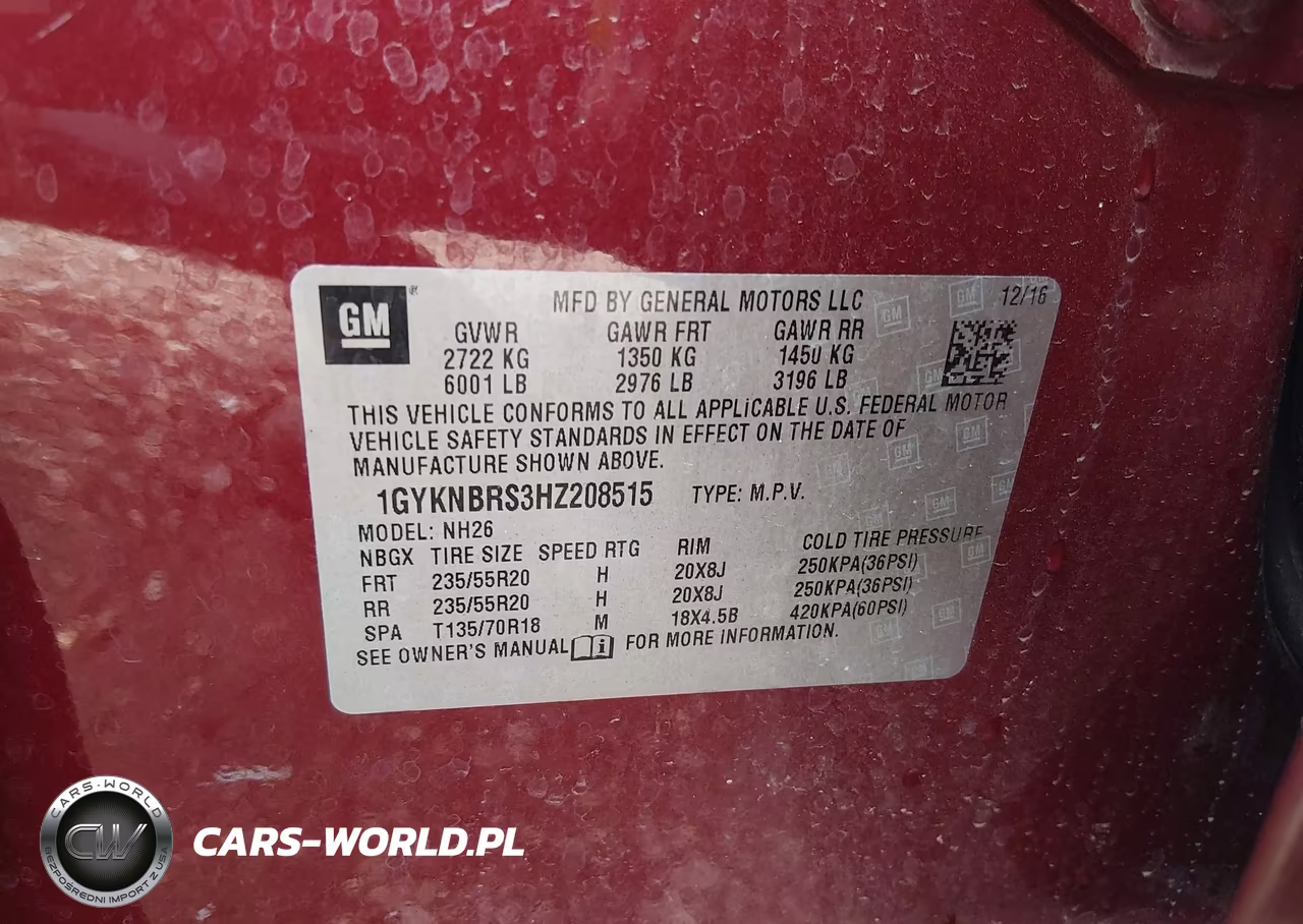 2017 Cadillac Xt5 Luxury VIN:1GYKNBRS3HZ208515 - 9
