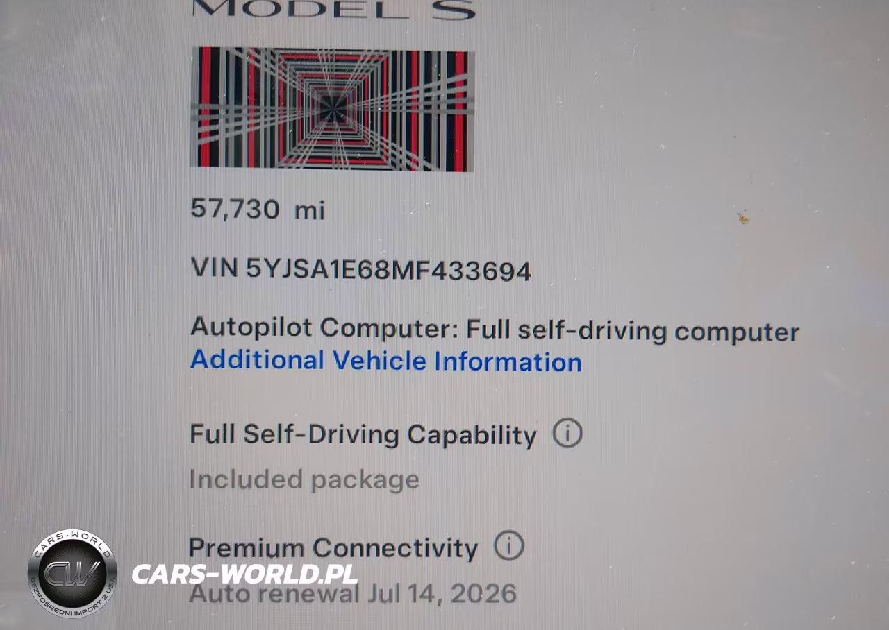 2021 Tesla Model S Plaid Tri Motor All-Wheel Drive VIN:5YJSA1E68MF433694 - 15