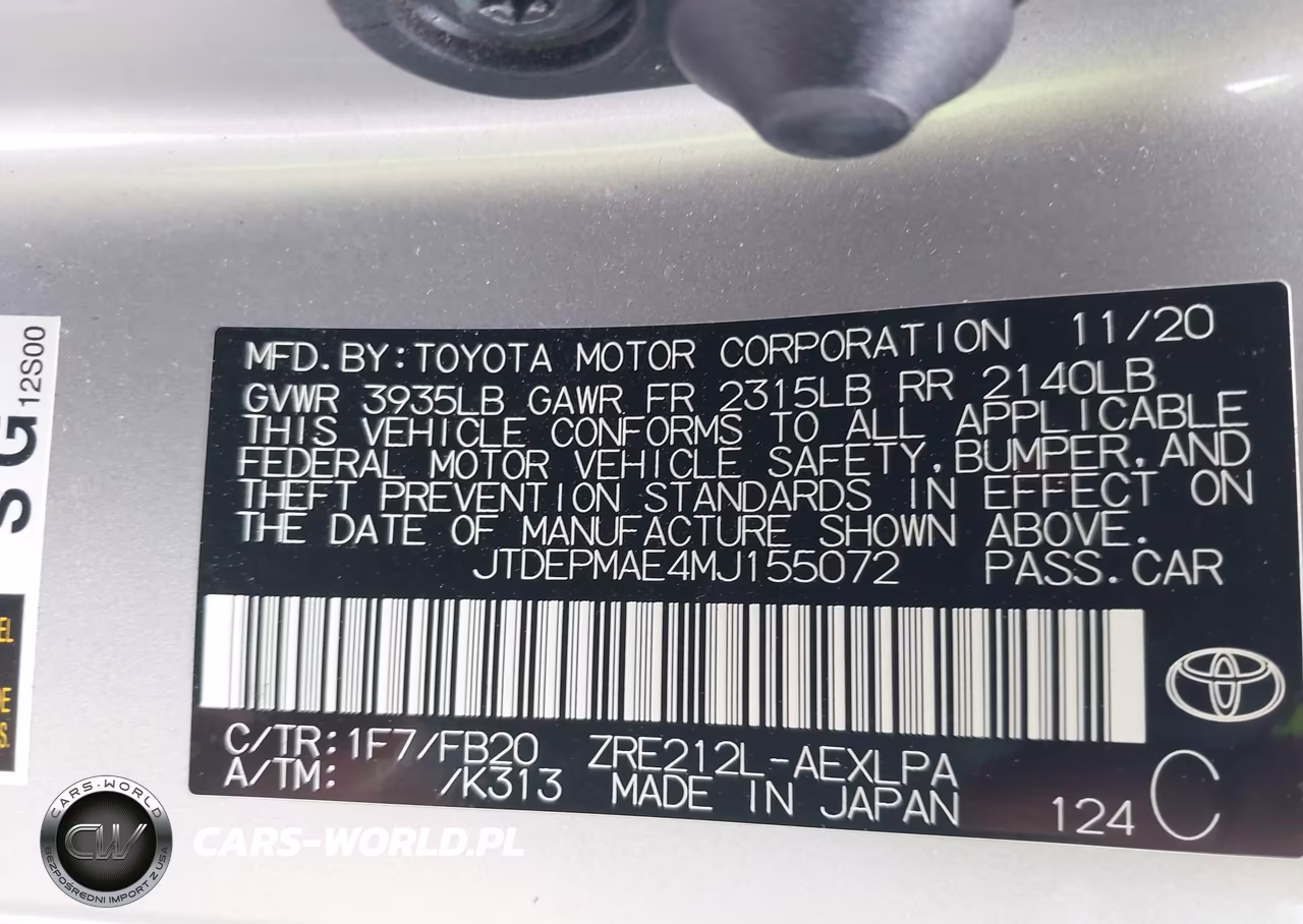 2021 Toyota Corolla Le VIN:JTDEPMAE4MJ155072 - 9