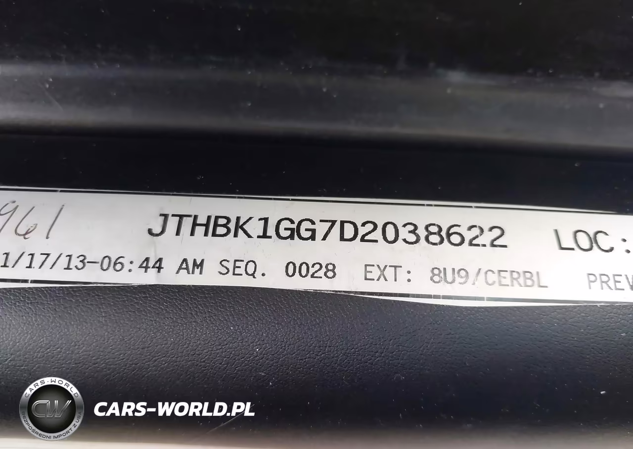 2013 Lexus Es 350 VIN:JTHBK1GG7D2038622 - 9