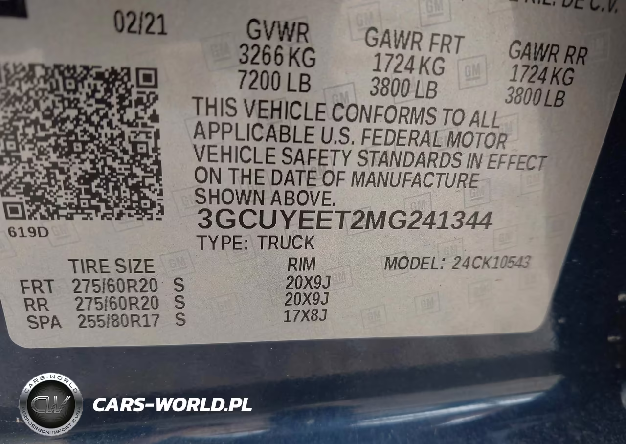 2021 Chevrolet Silverado 1500 4Wd Short Bed Rst VIN:3GCUYEET2MG241344 - 9