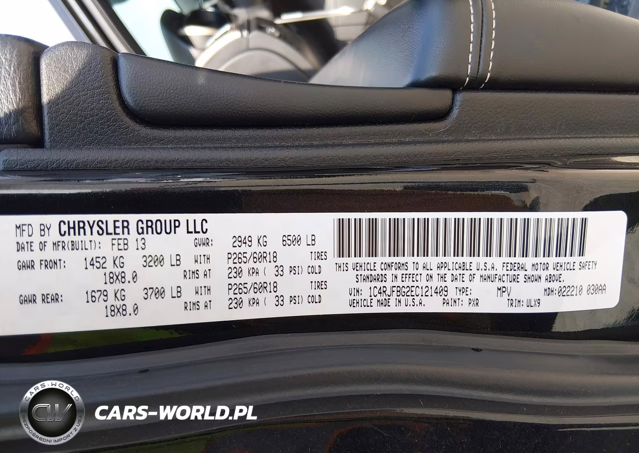 2014 Jeep Grand Cherokee Limited VIN:1C4RJFBG2EC121409 - 9