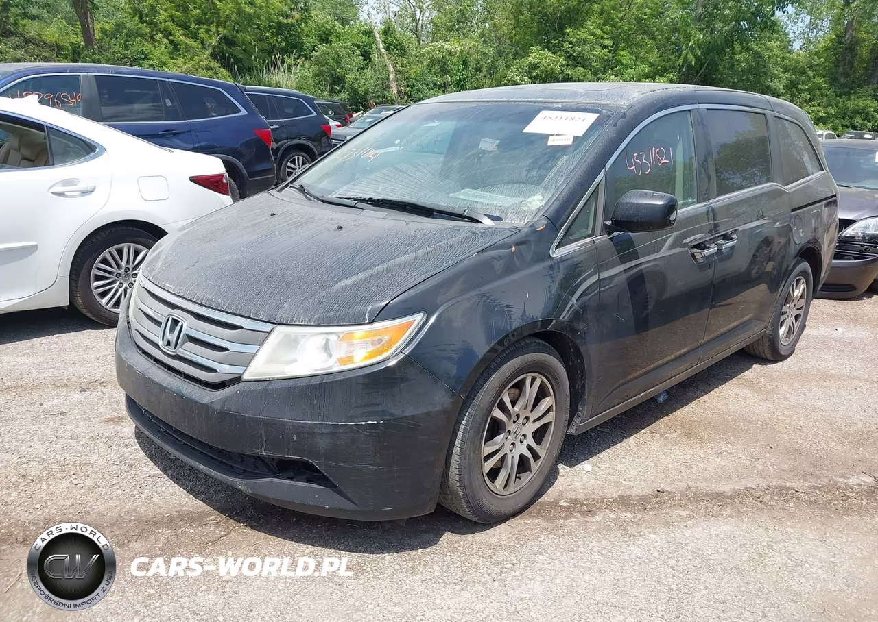 2012 Honda Odyssey Ex-L VIN:5FNRL5H63CB070845 - 2