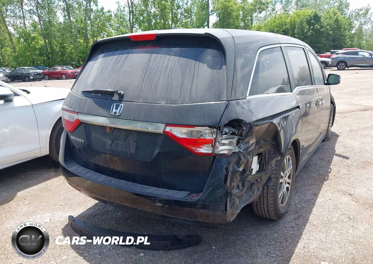 2012 Honda Odyssey Ex-L VIN:5FNRL5H63CB070845 - 4