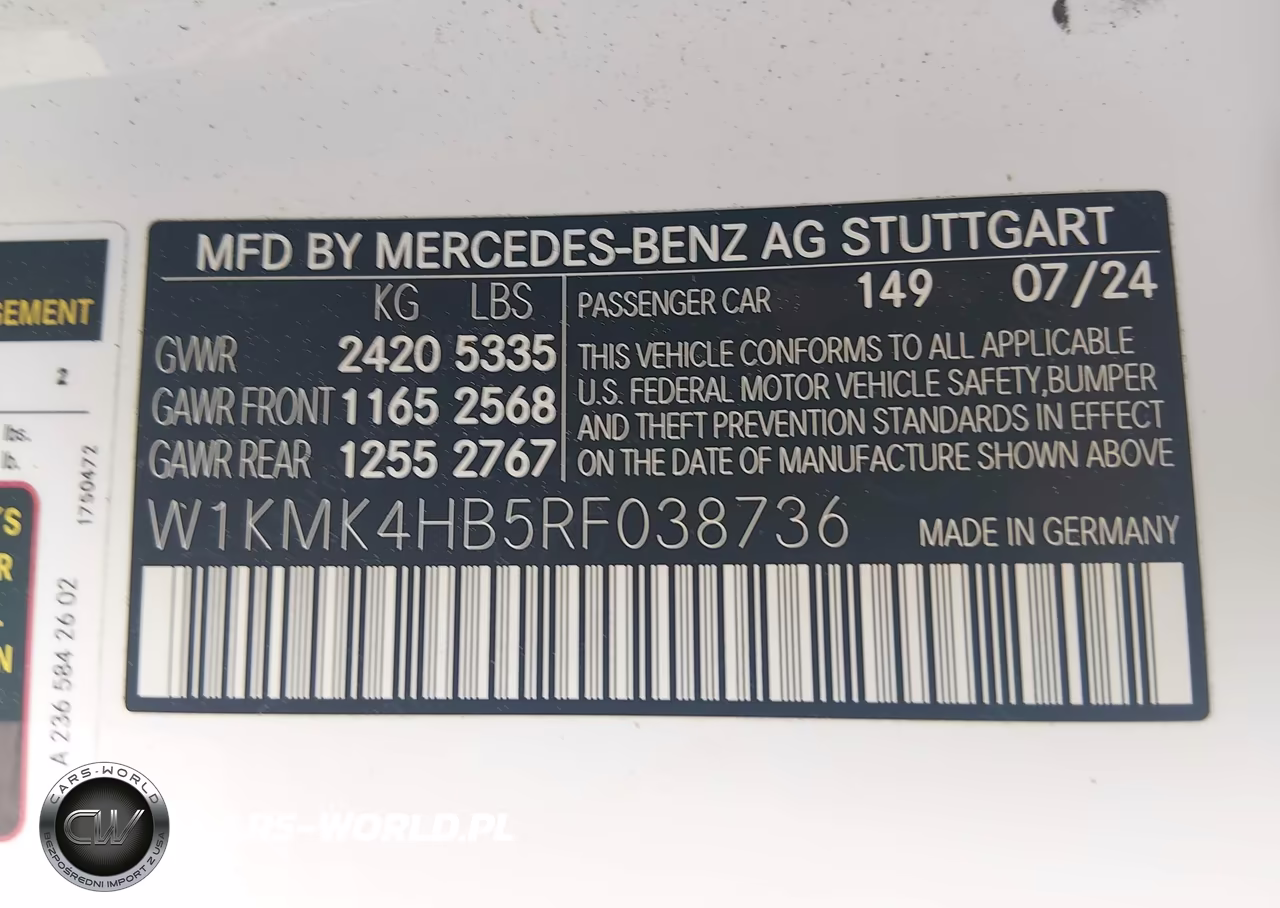 2024 Mercedes-Benz Cle 300 4Matic VIN:W1KMK4HB5RF038736 - 8