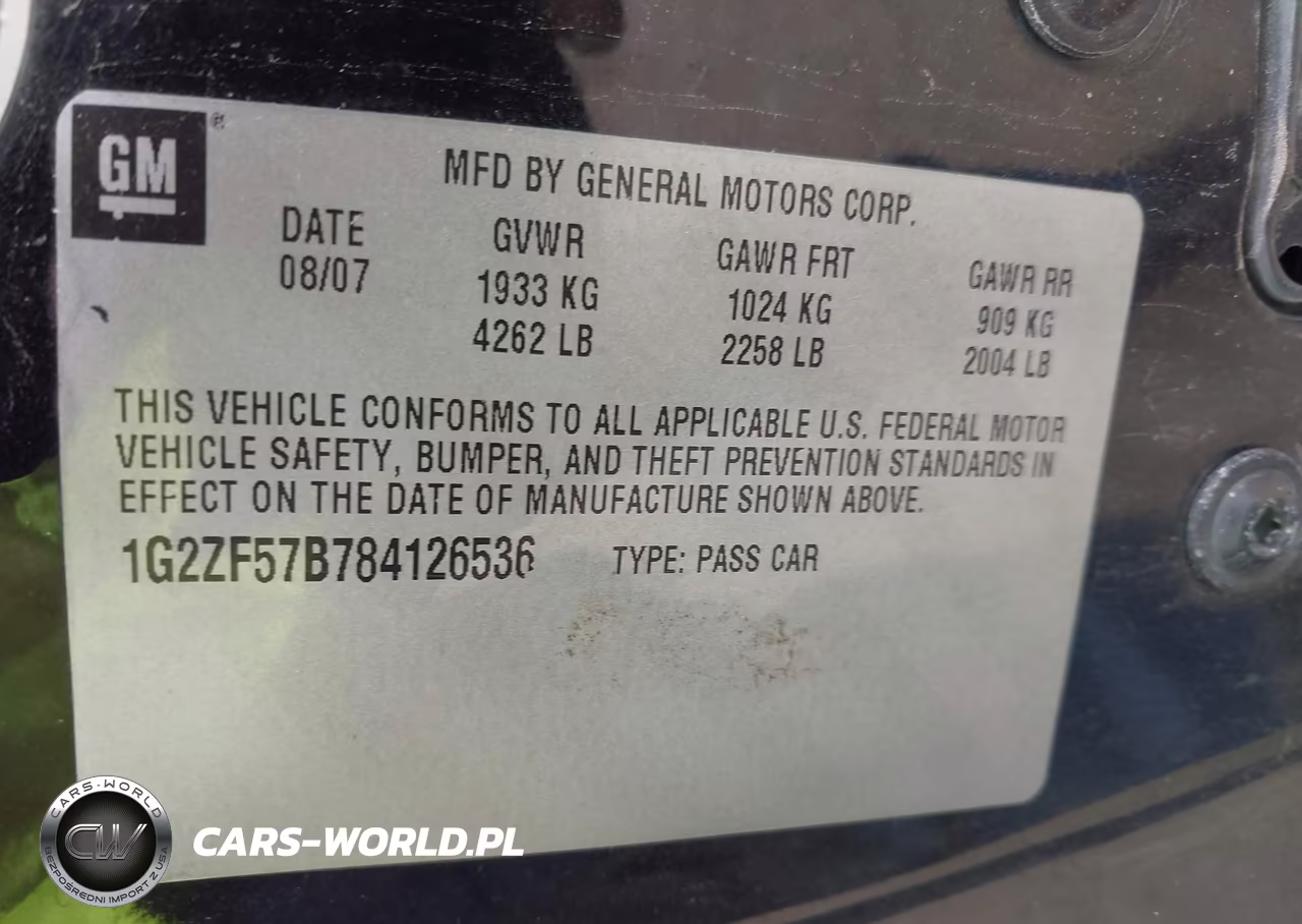 2008 Pontiac G6 Value Leader VIN:1G2ZF57B784126536 - 9