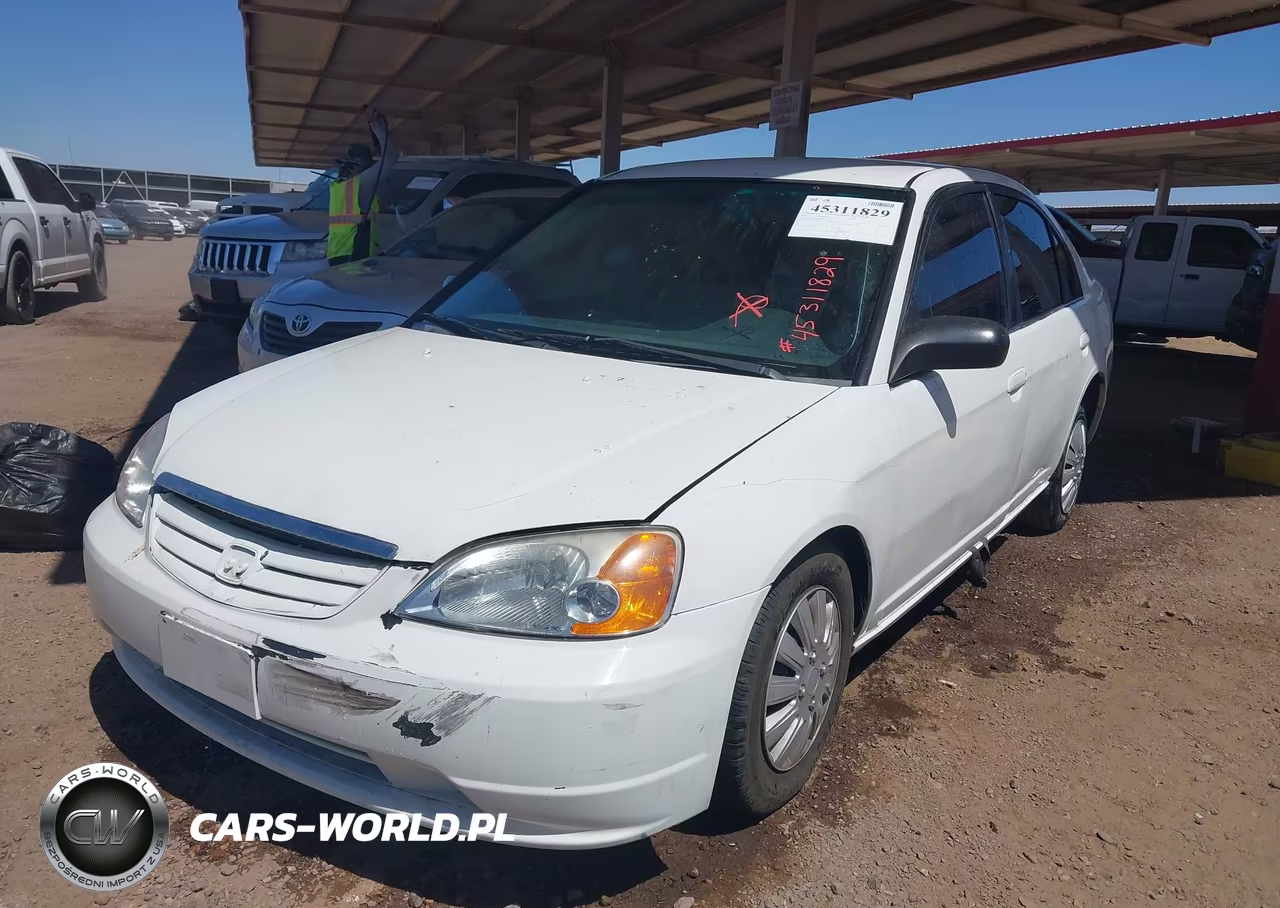 2001 Honda Civic Dx VIN:2HGES15201H604484 - 2