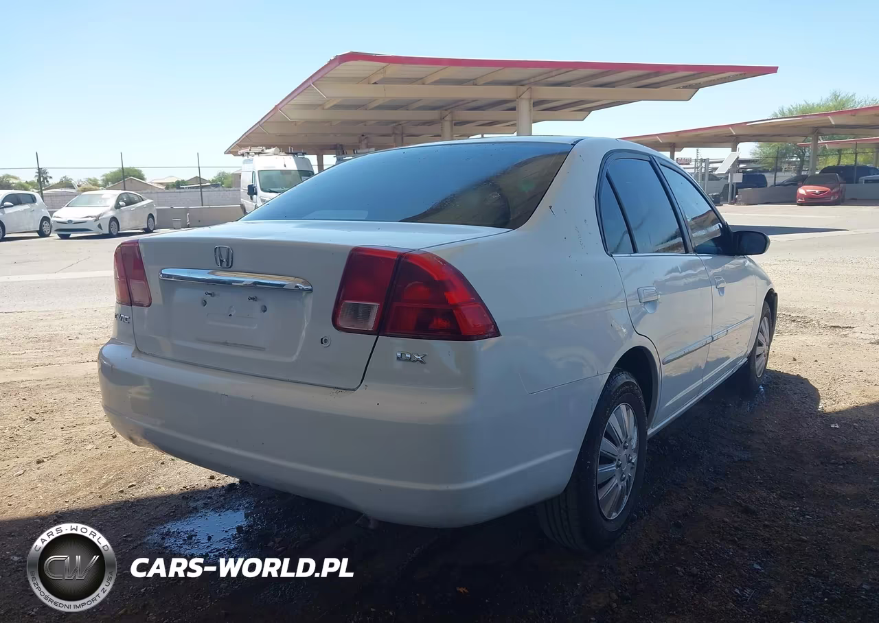 2001 Honda Civic Dx VIN:2HGES15201H604484 - 4