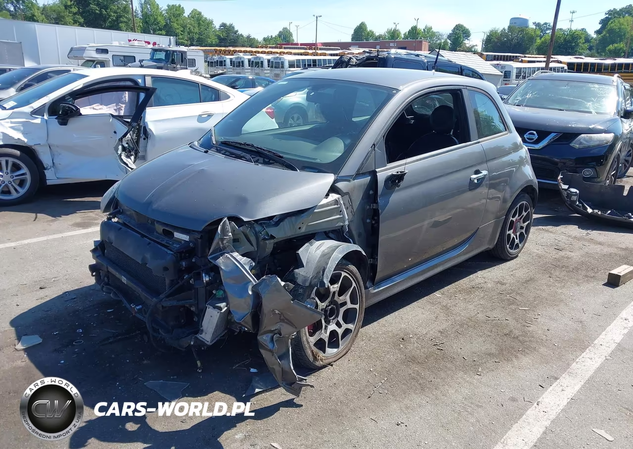 2013 Fiat 500 Turbo VIN:3C3CFFHHXDT608680 - 2