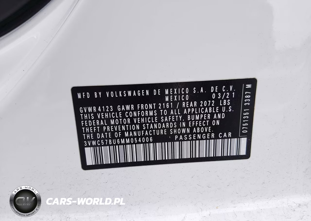 2021 Volkswagen Jetta 1.4T R-Line-1.4T S-1.4T Se VIN:3VWC57BU6MM054006 - 9