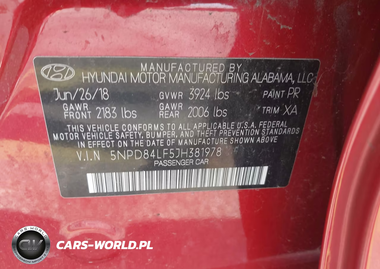 2018 Hyundai Elantra Value Edition VIN:5NPD84LF5JH381978 - 9