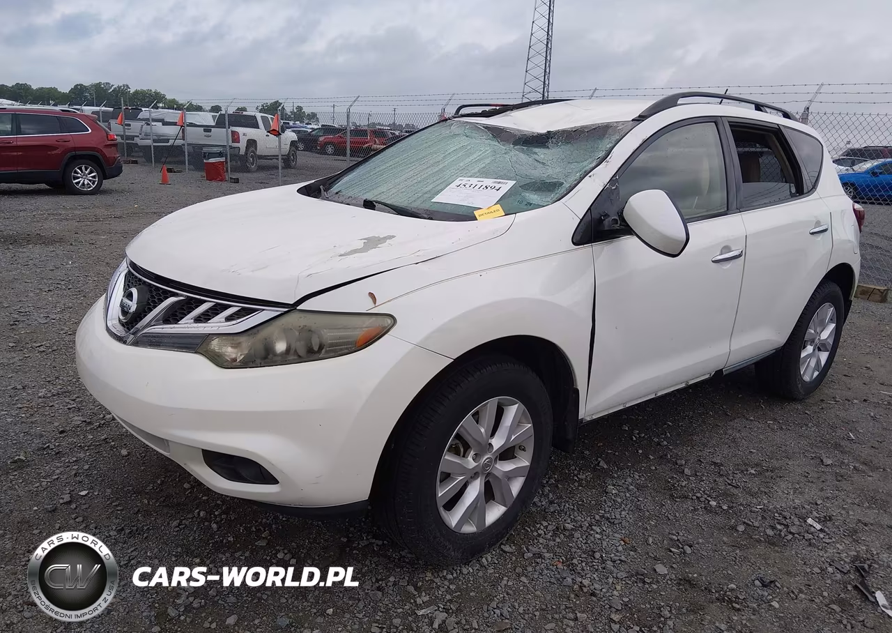 2014 Nissan Murano Sv VIN:JN8AZ1MU8EW418473 - 2