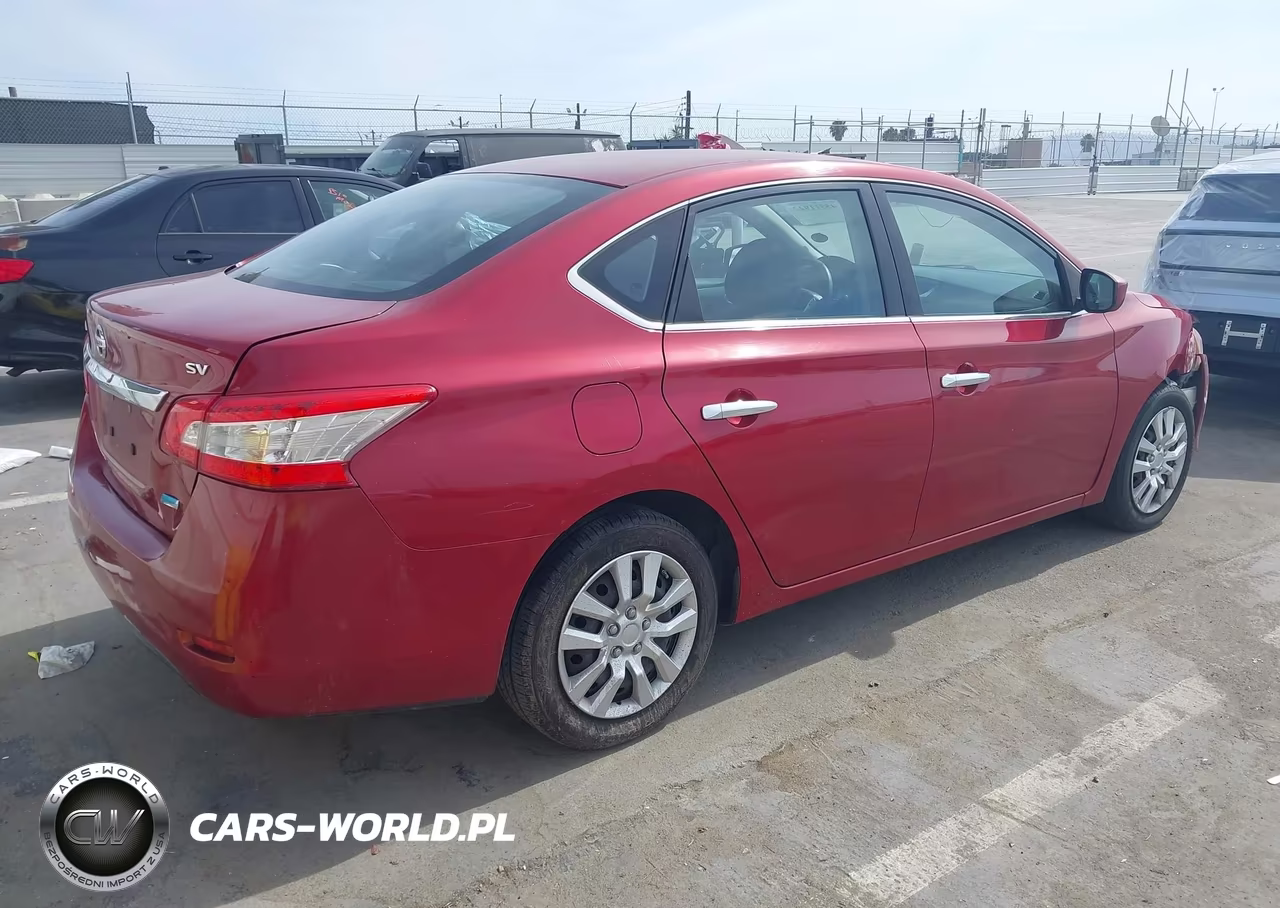 2013 Nissan Sentra Sv VIN:3N1AB7AP1DL669702 - 4