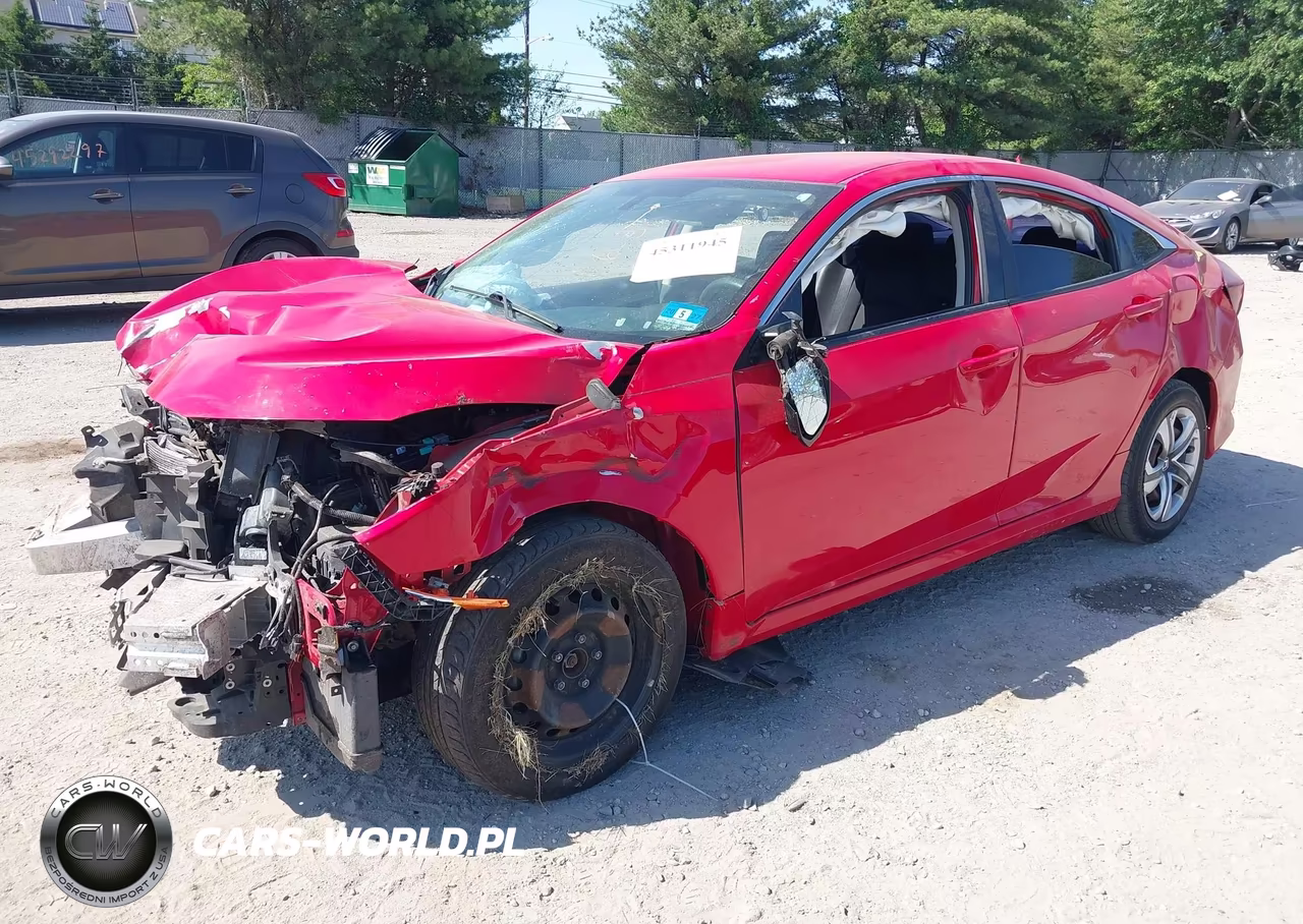 2016 Honda Civic Lx VIN:2HGFC2F5XGH545310 - 2