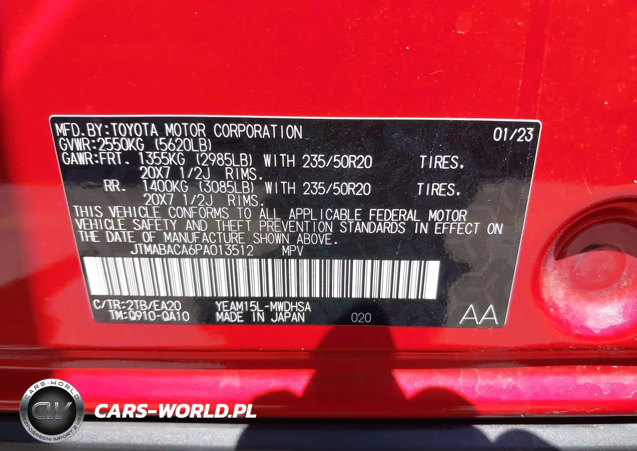 2023 Toyota Bz4X Limited VIN:JTMABACA6PA013512 - 9
