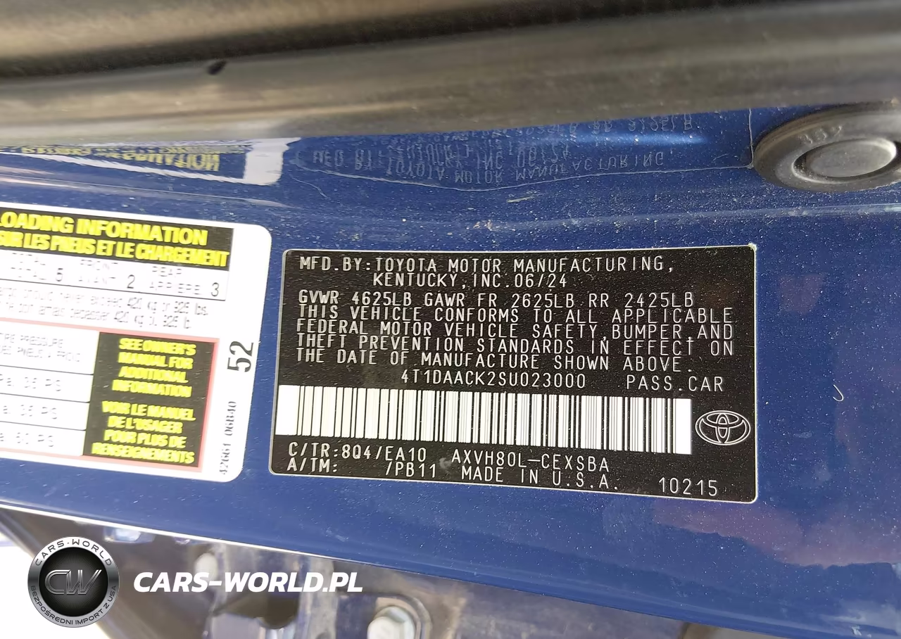 2025 Toyota Camry Se VIN:4T1DAACK2SU023000 - 9