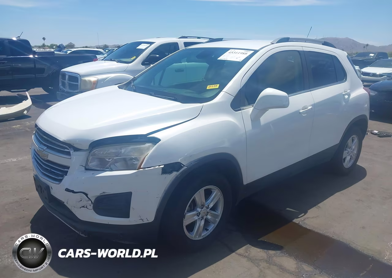 2016 Chevrolet Trax Lt VIN:KL7CJPSB1GB569842 - 2