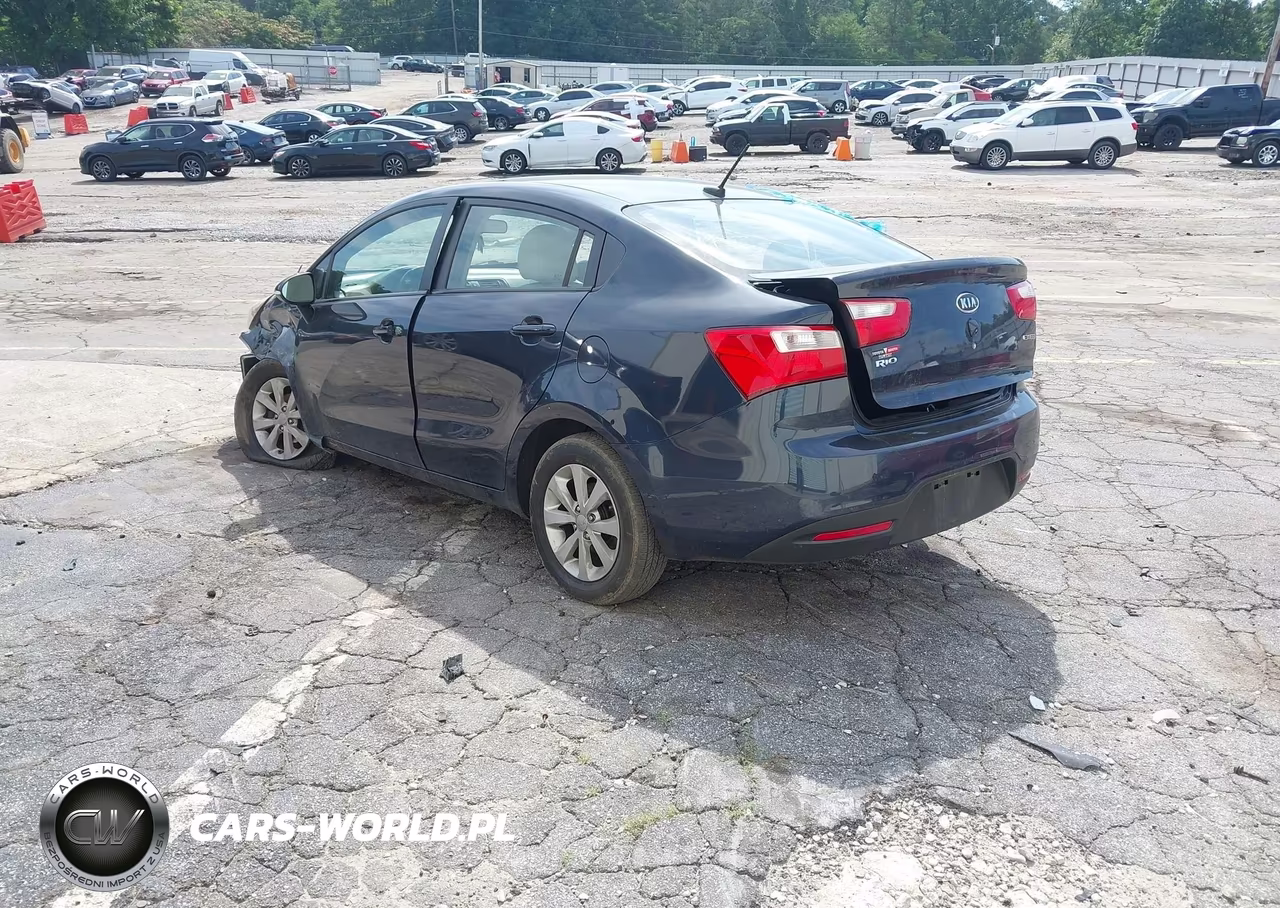 2013 Kia Rio Ex VIN:KNADN4A35D6113655 - 3