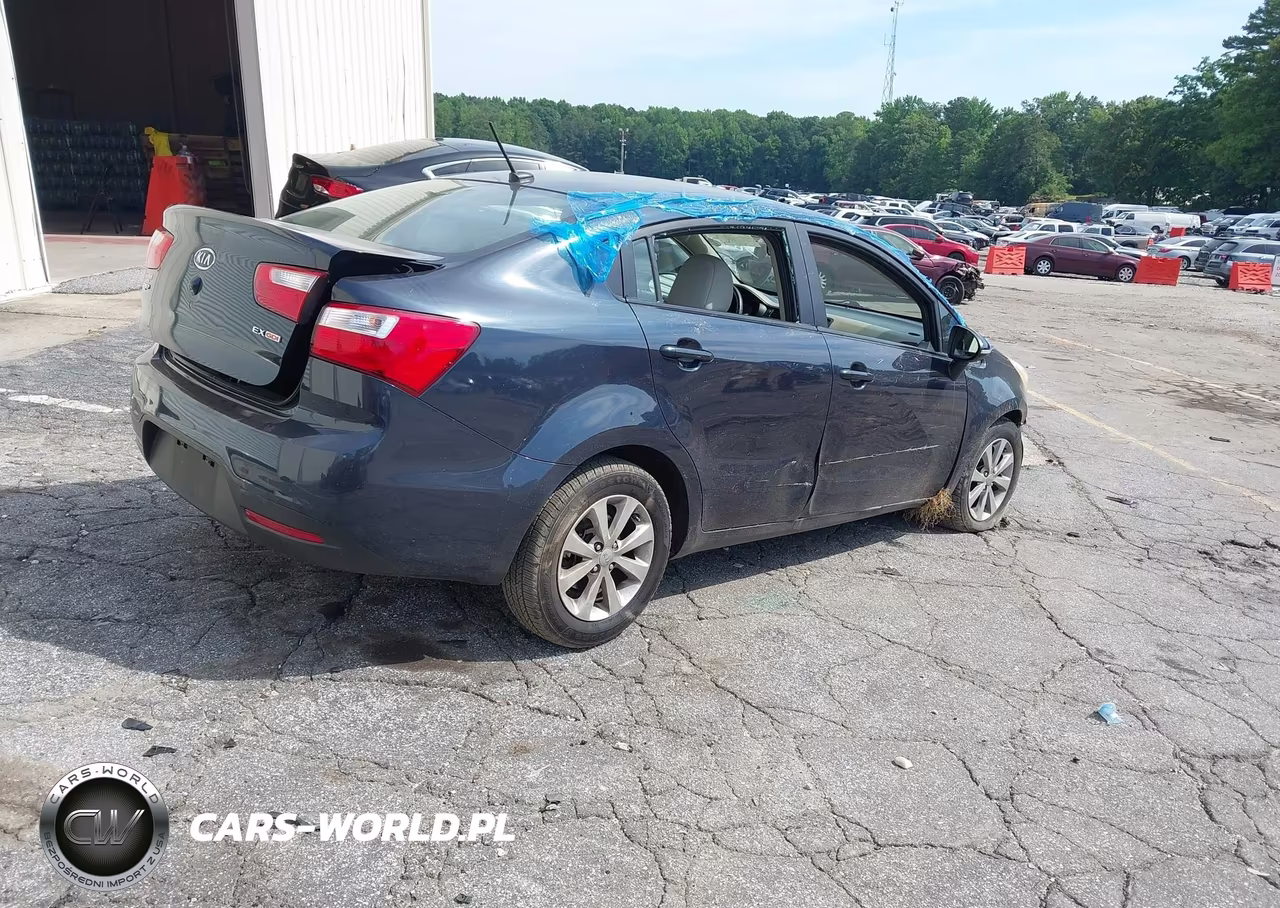 2013 Kia Rio Ex VIN:KNADN4A35D6113655 - 4