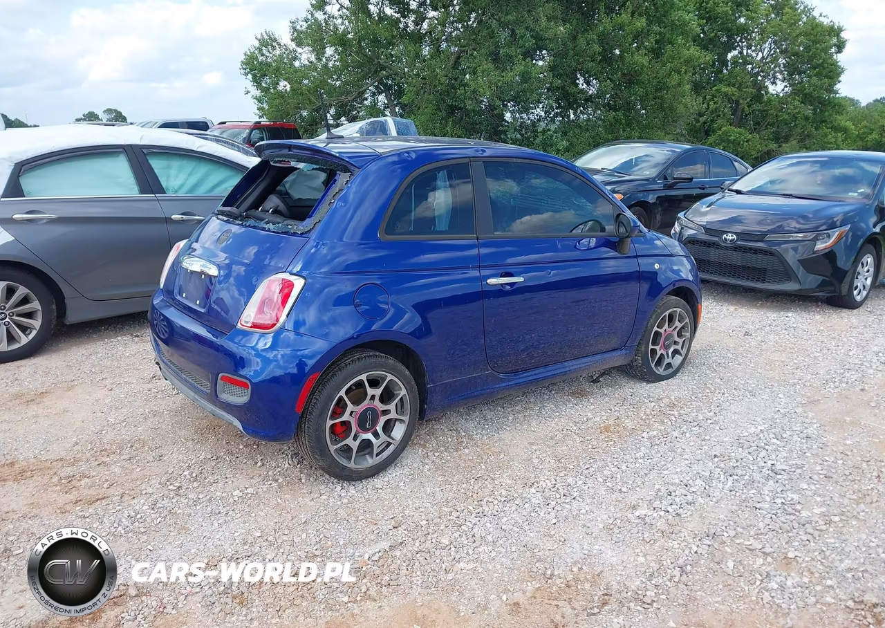 2012 Fiat 500 Sport VIN:3C3CFFBR3CT181830 - 4