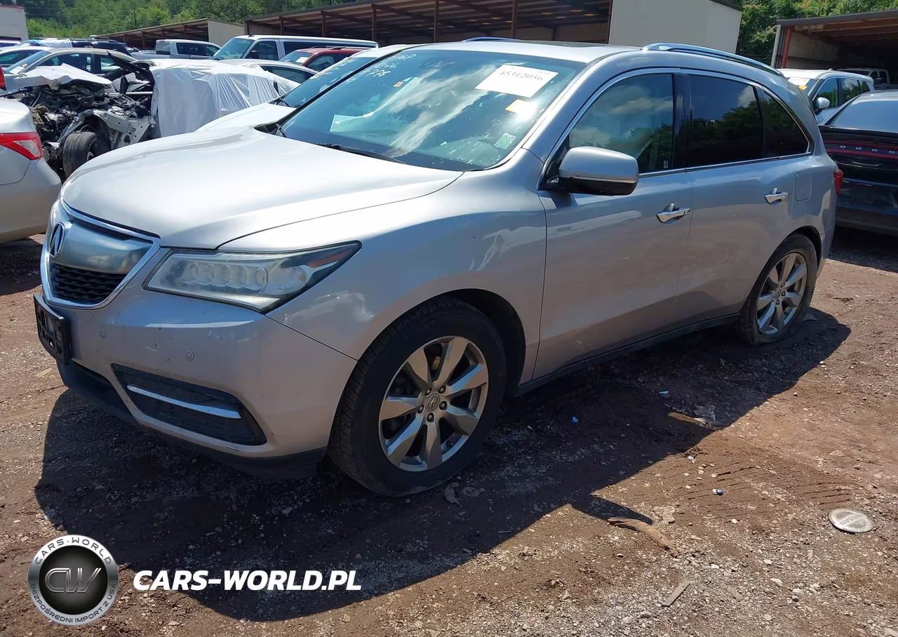 2016 Acura Mdx Advance Entertainment Packages-Advance Package VIN:5FRYD4H98GB040791 - 2