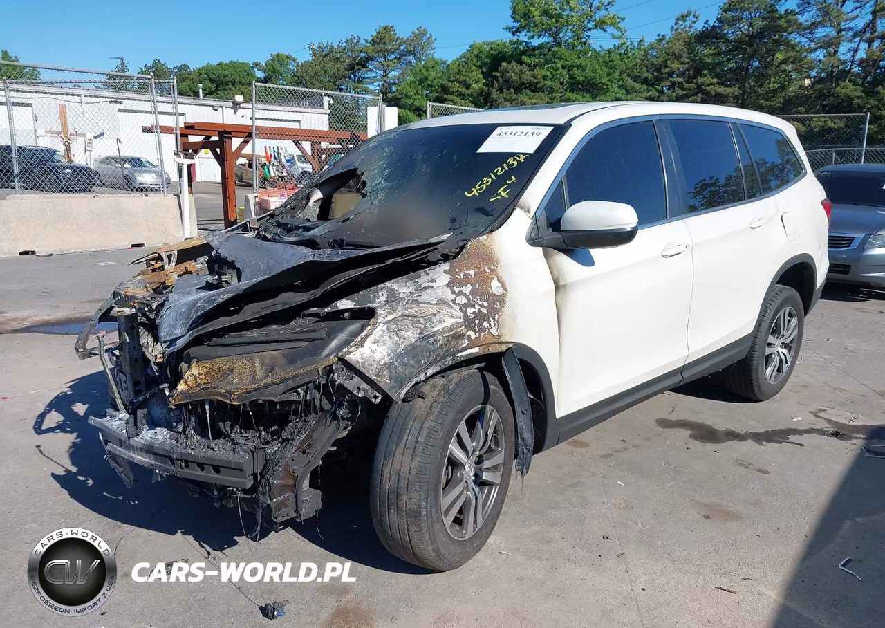 2017 Honda Pilot Ex-L VIN:5FNYF6H54HB017224 - 2