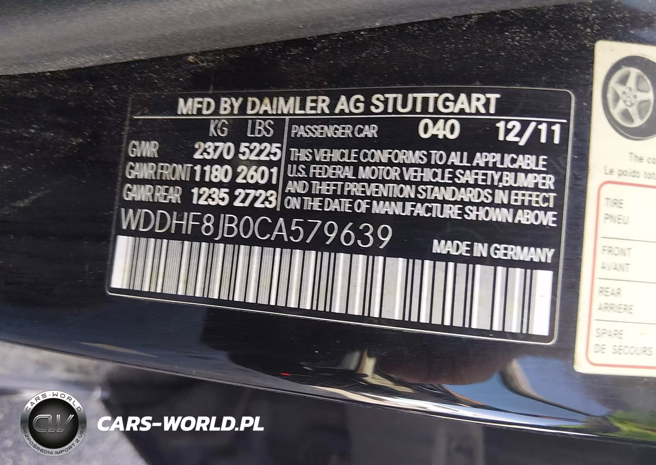 2012 Mercedes-Benz E 350 4Matic VIN:WDDHF8JB0CA579639 - 9