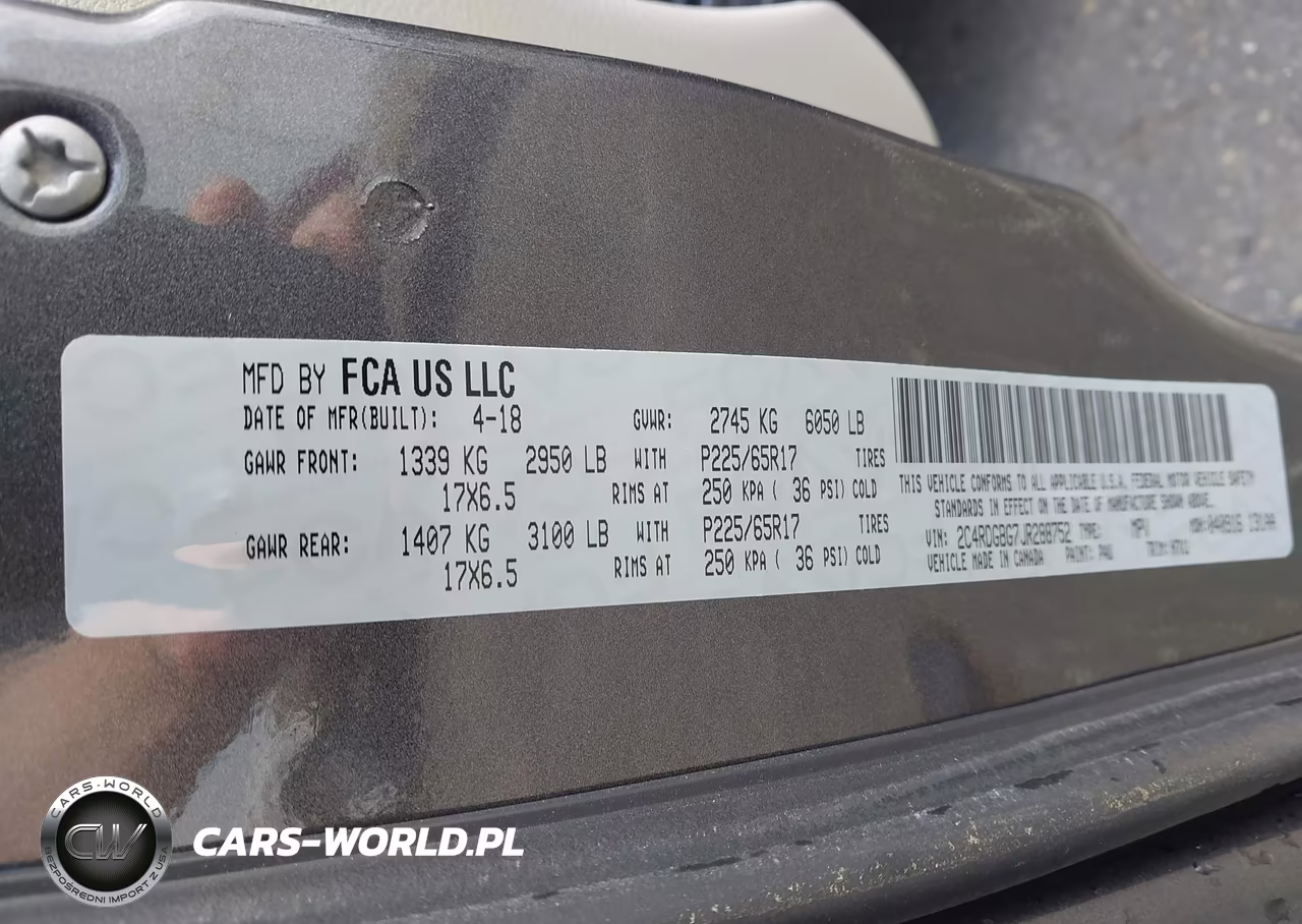 2018 Dodge Grand Caravan Se VIN:2C4RDGBG7JR288752 - 9