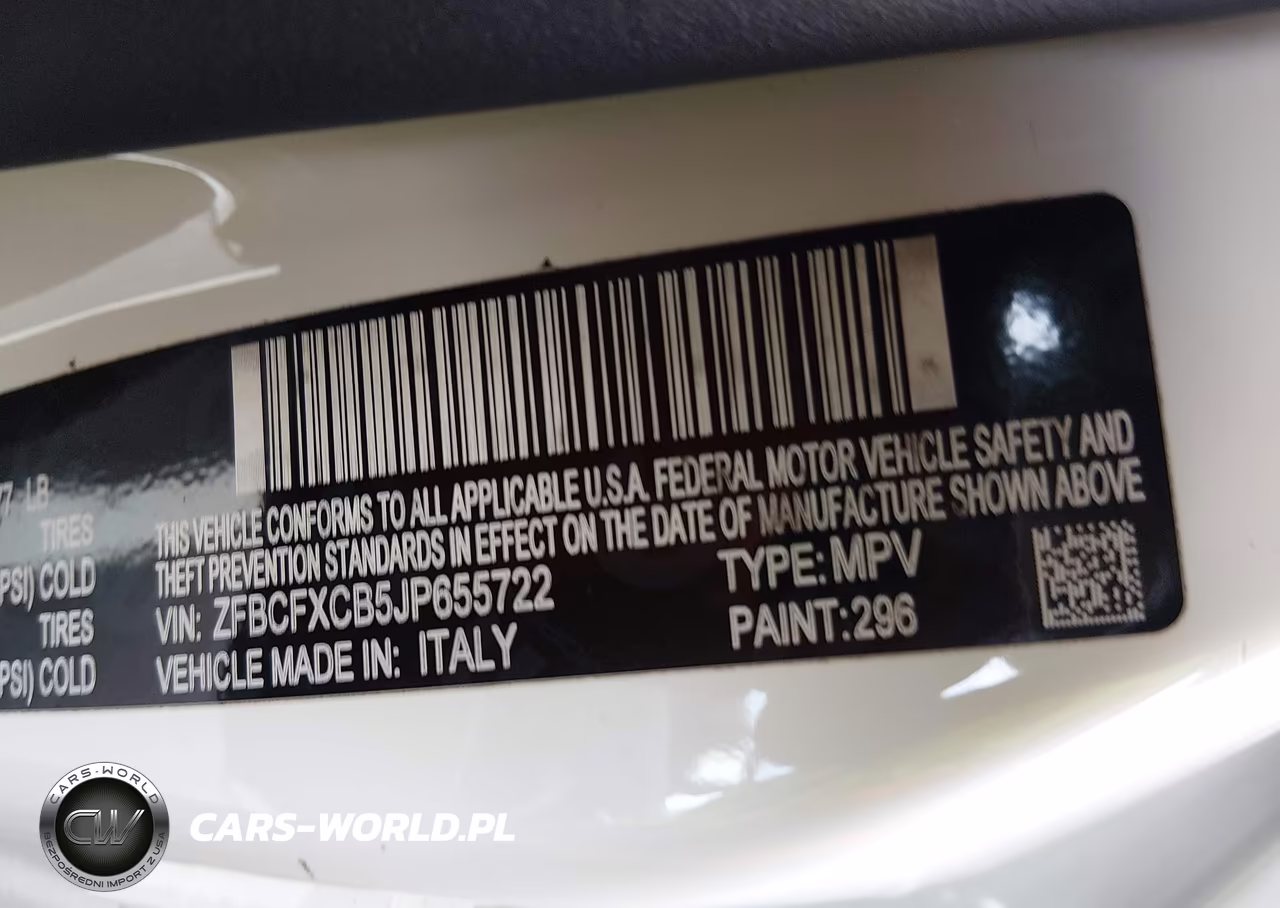 2018 Fiat 500X Urbana Fwd VIN:ZFBCFXCB5JP655722 - 9