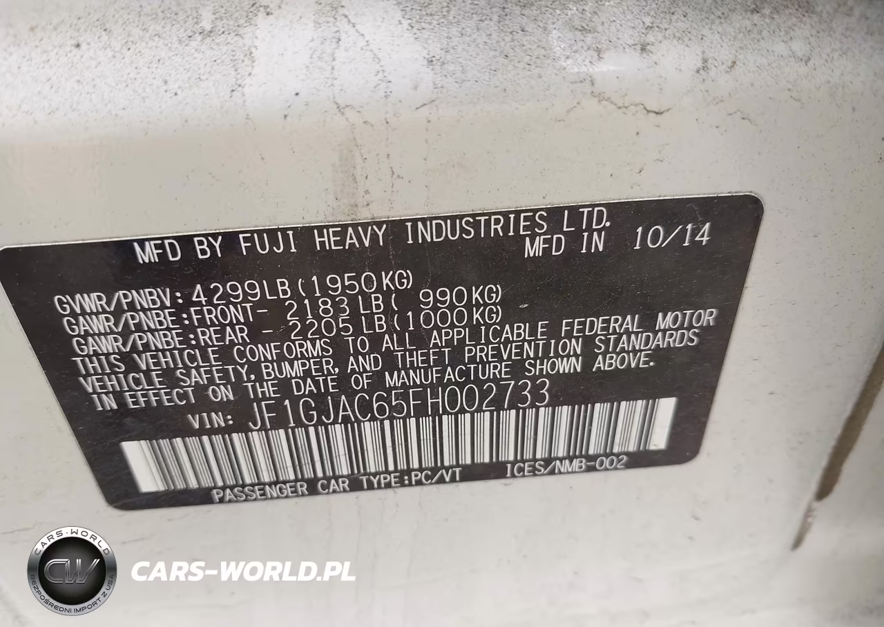 2015 Subaru Impreza 2.0I Premium VIN:JF1GJAC65FH002733 - 9