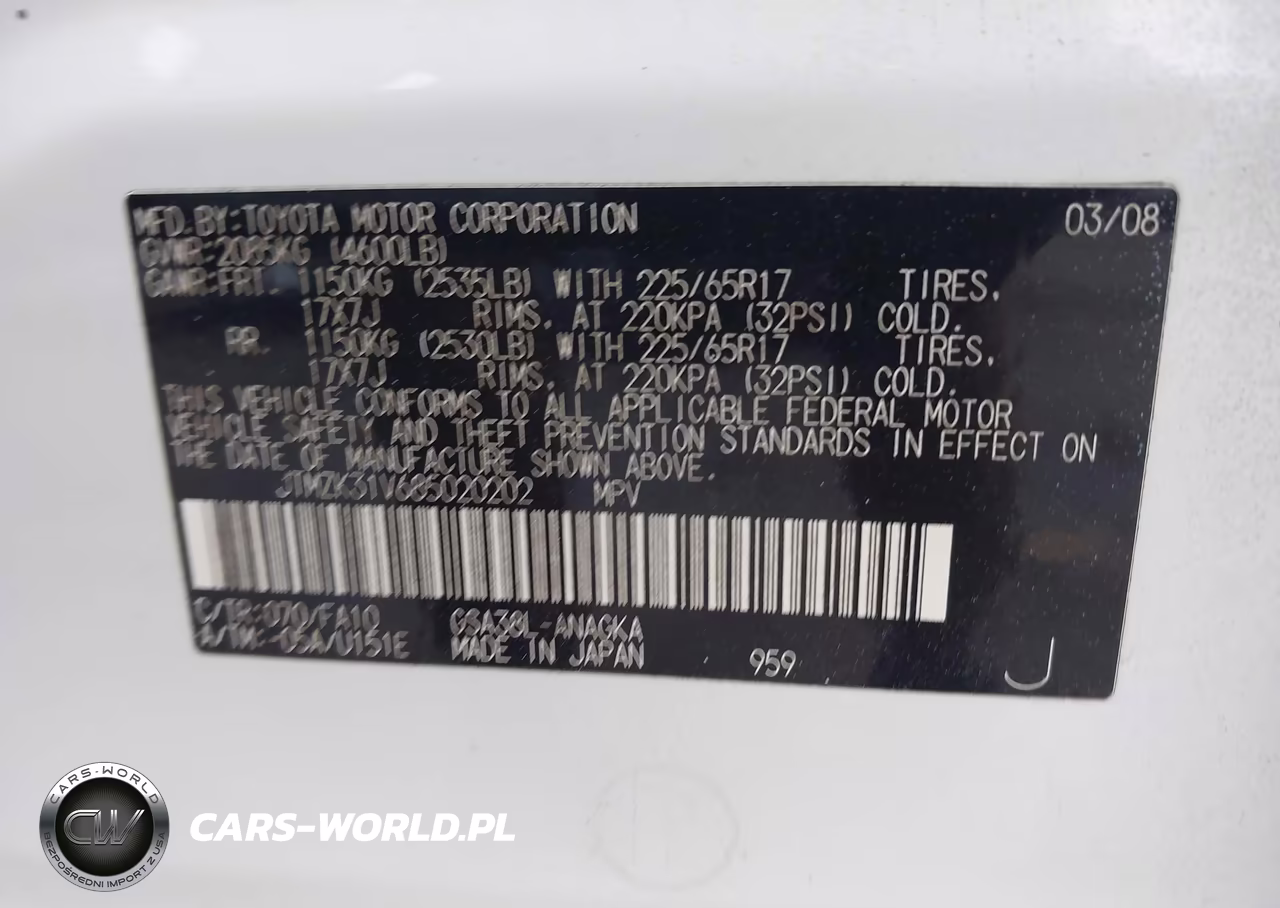 2008 Toyota Rav4 Limited V6 VIN:JTMZK31V685020202 - 9