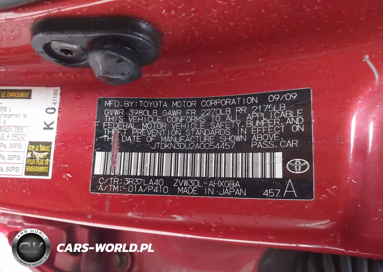 2010 Toyota Prius V VIN:JTDKN3DU2A0054457 - 9