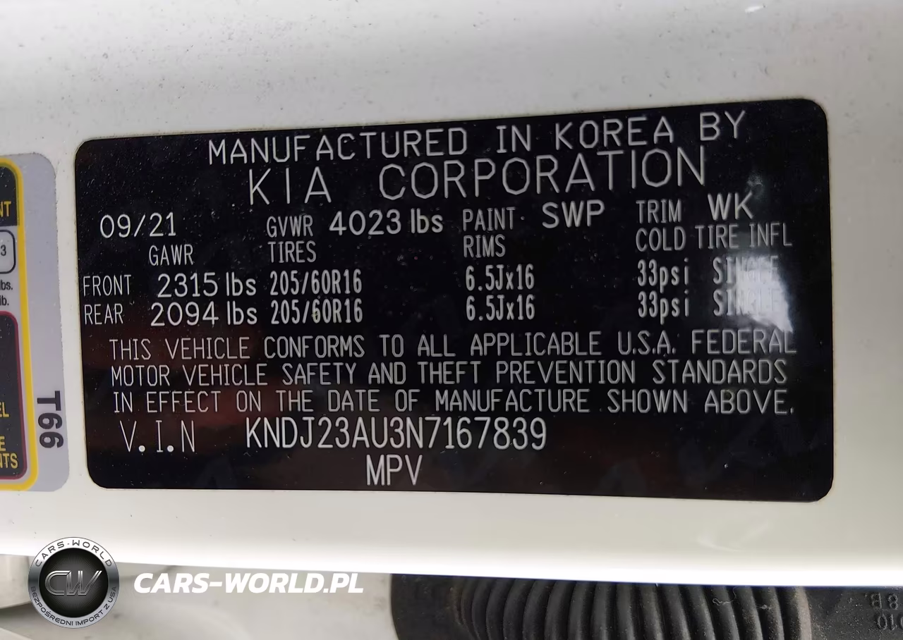 2022 Kia Soul Lx VIN:KNDJ23AU3N7167839 - 9
