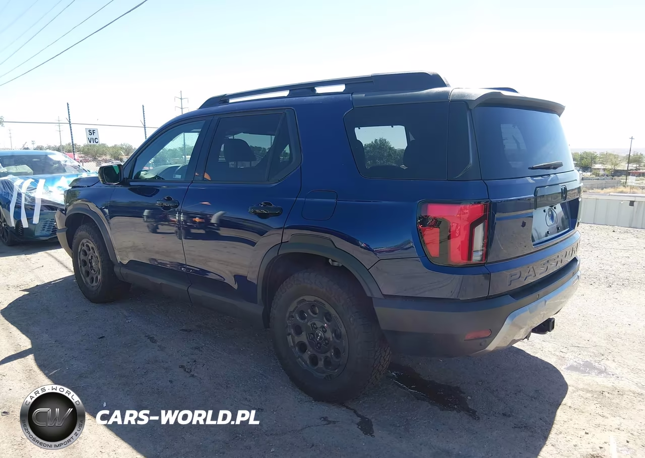 2026 Honda Passport Awd Trailsport Elite-Awd Trailsport Elite Blackout VIN:5FNYF9H81TB067762 - 3