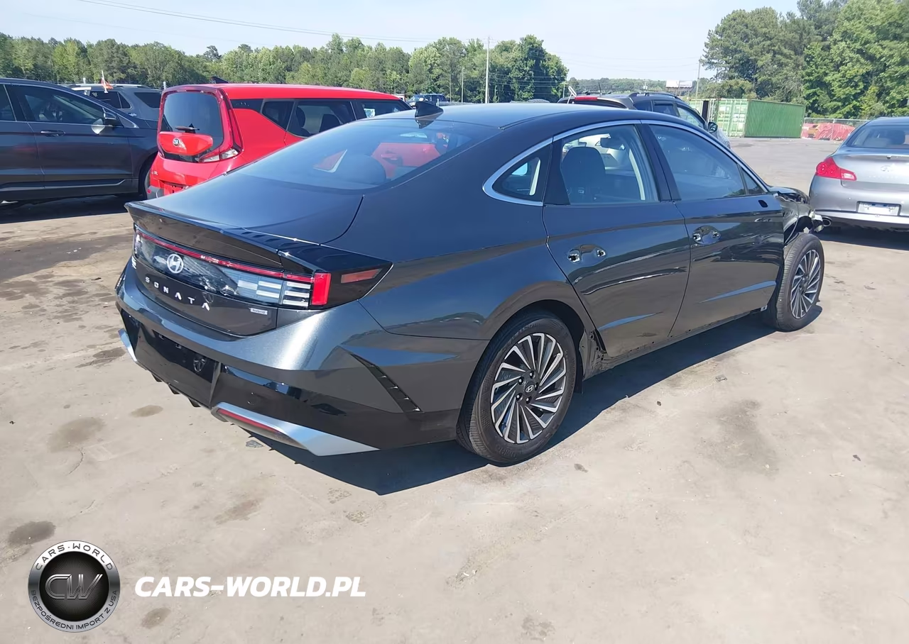 2024 Hyundai Sonata Hybrid Sel VIN:KMHL34JJ2RA096218 - 4