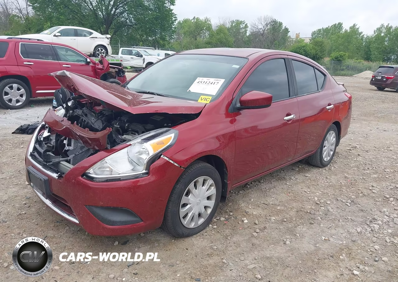 2019 Nissan Versa 1.6 Sv VIN:3N1CN7AP5KL831103 - 2