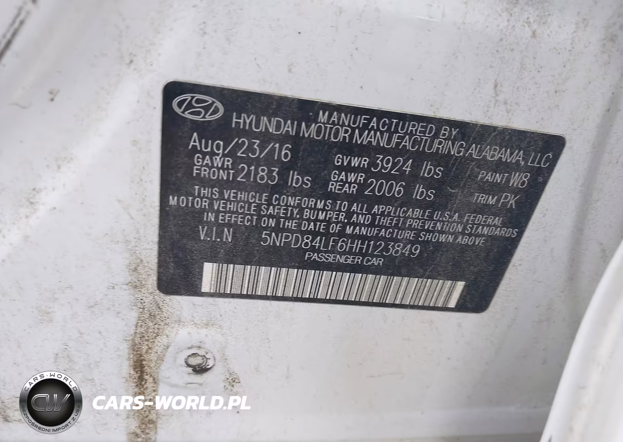 2017 Hyundai Elantra Se VIN:5NPD84LF6HH123849 - 9