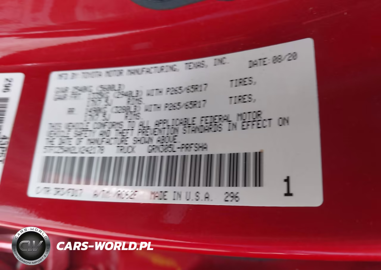 2020 Toyota Tacoma Trd Sport VIN:5TFCZ5AN2LX242178 - 9