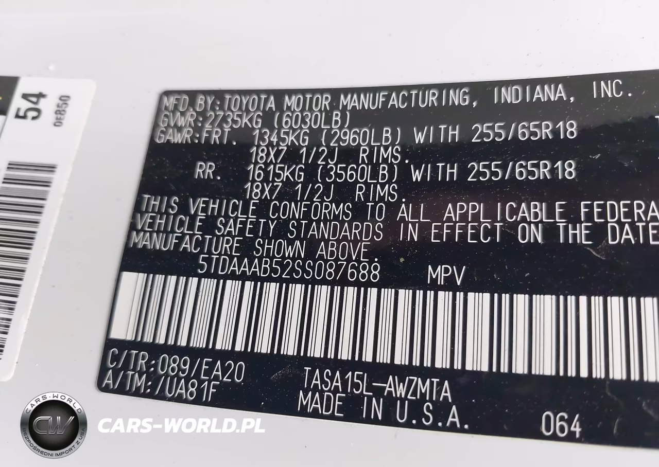 2025 Toyota Grand Highlander Xle VIN:5TDAAAB52SS087688 - 9