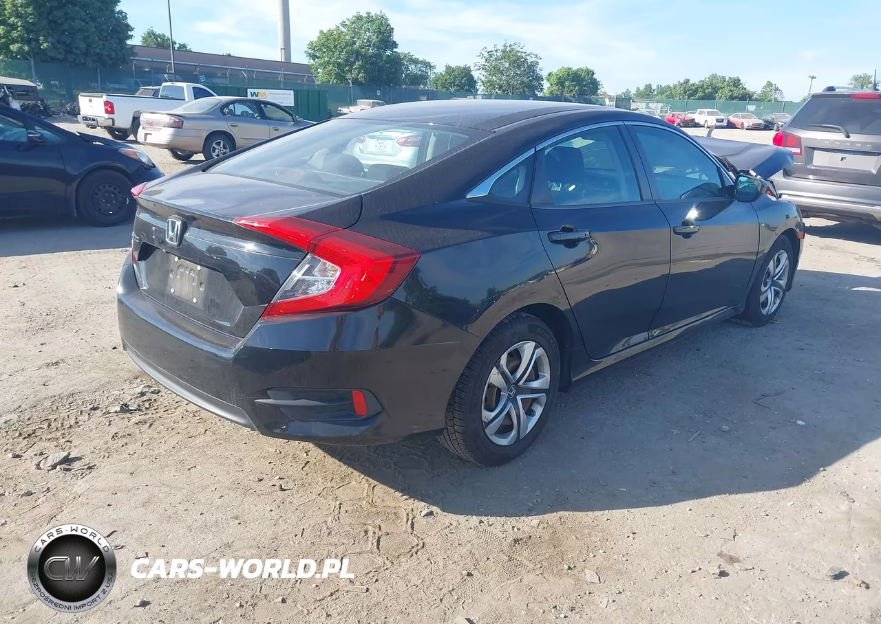 2017 Honda Civic Lx VIN:19XFC2F56HE206815 - 4