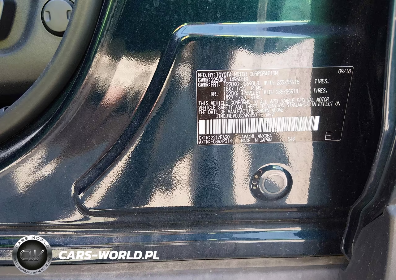 2018 Toyota Rav4 Hybrid Limited VIN:JTMDJREV0JD249450 - 9