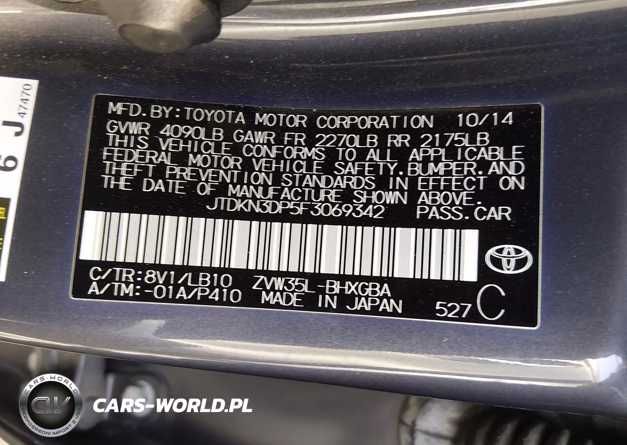 2015 Toyota Prius Plug-In Advanced VIN:JTDKN3DP5F3069342 - 9